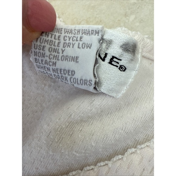 Miss Elaine‎ Nightgown Women PM Pink Embroidered Flower Lace Trim Cottage Maxi - Picture 10 of 10